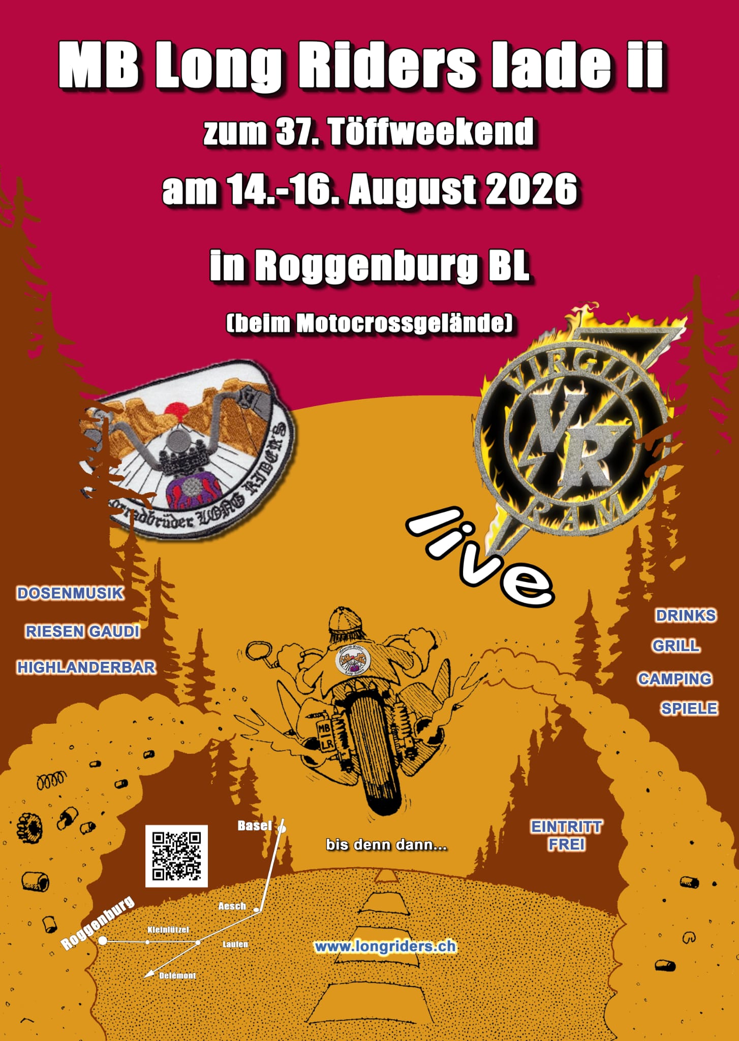 Virgin Ram Live @ Long Riders Bikerparty Roggenburg